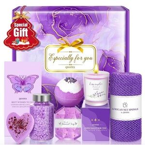 Purple Bath & Body Gift Set